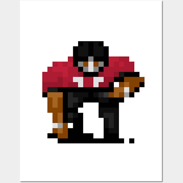 16-Bit Lineman - Atlanta Wall Art by The Pixel League